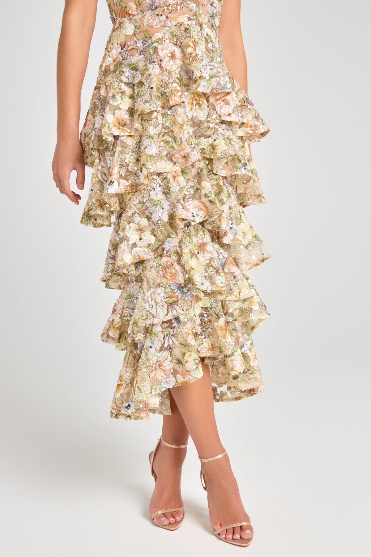 Saffron Floral Dress
