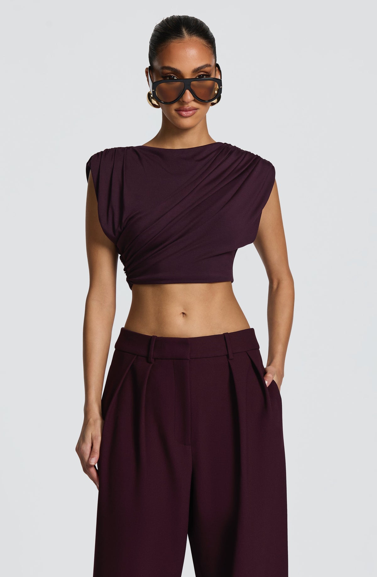 Amara Top - Plum