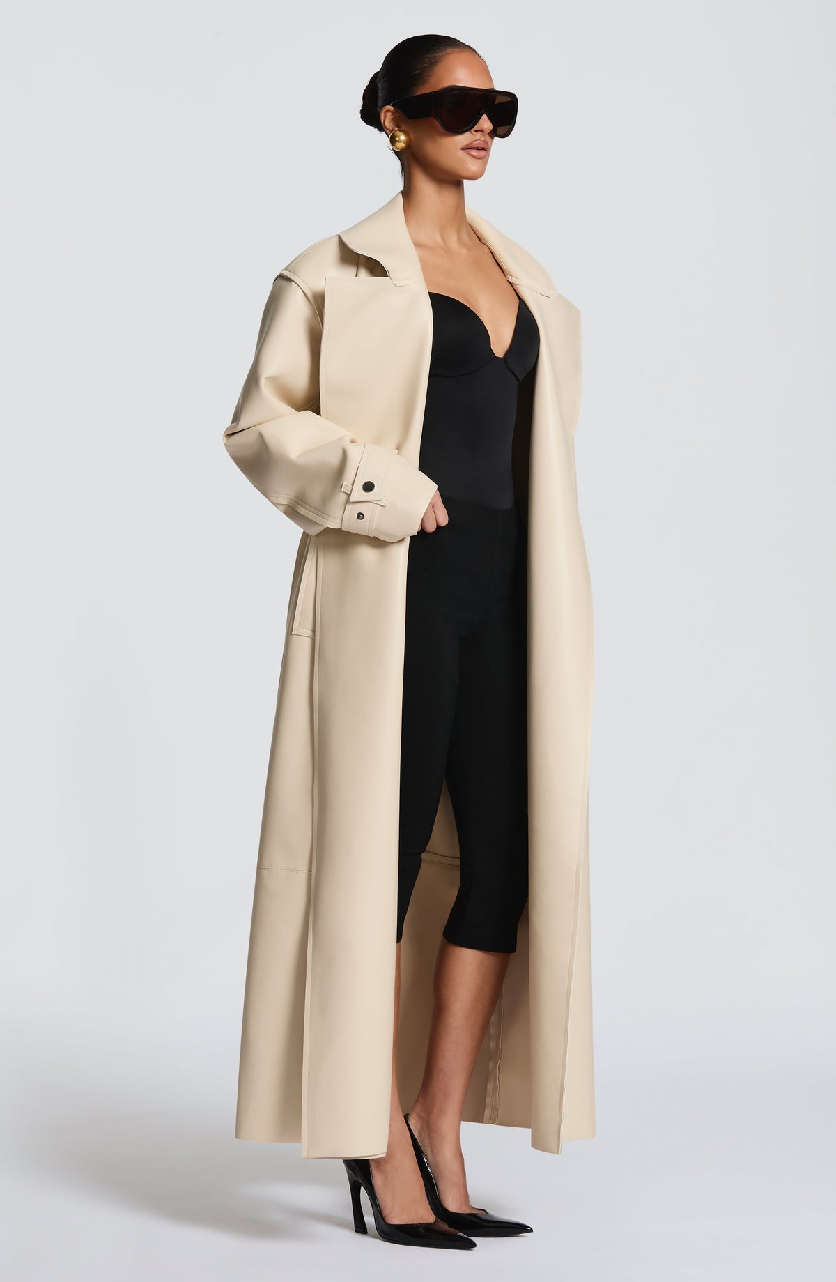 Bridget Trench Coat - Cream
