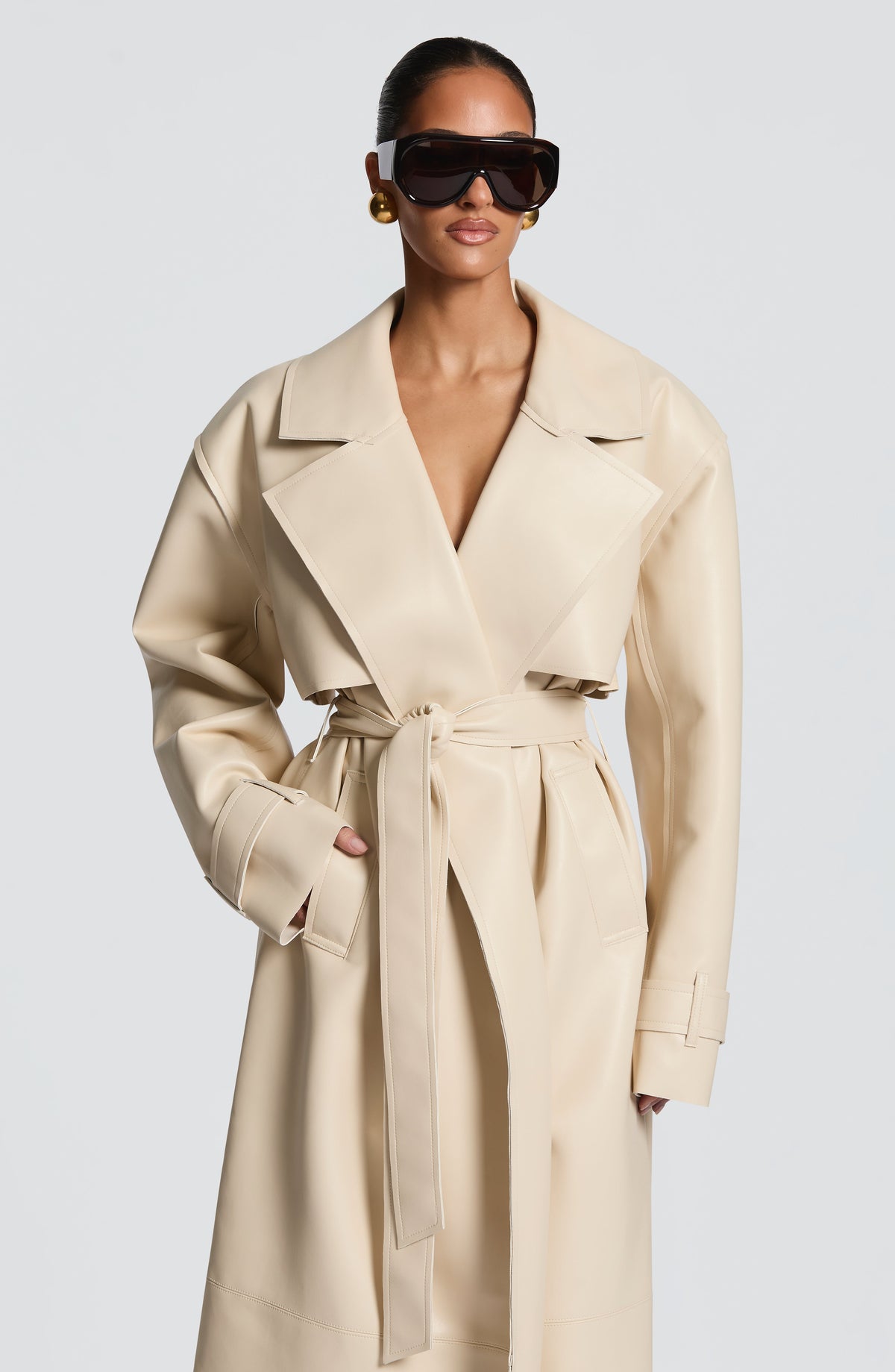 Bridget Trench Coat - Cream