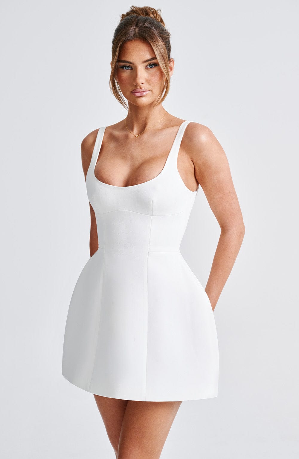 Claretta Mini Dress - Ivory