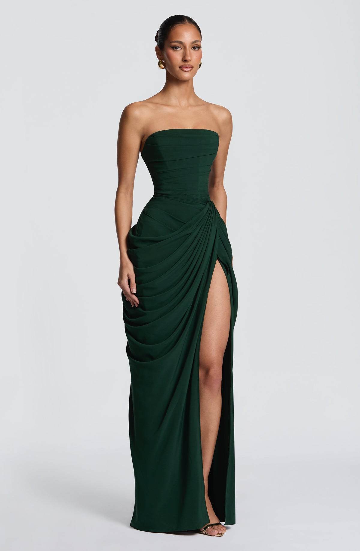 Cyra Maxi Dress - Emerald