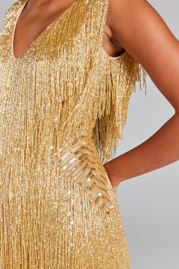 Ginevra Mini Dress - Gold