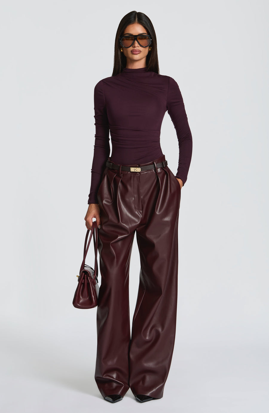 Glenda Pants - Plum