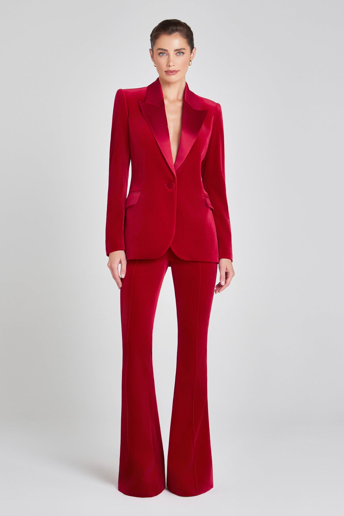 Beatrice Red Trousers