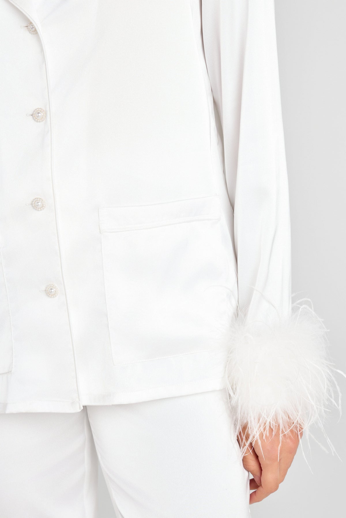 Darcie White Pyjamas