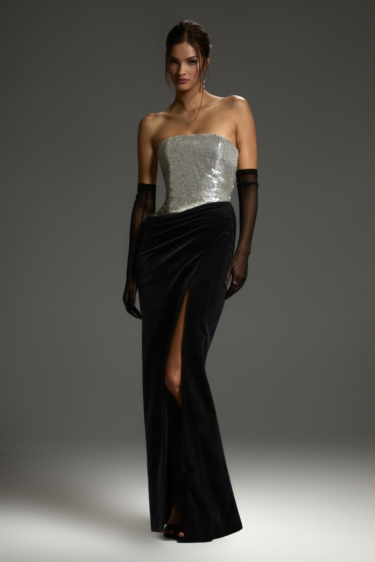 Samantha Silver Dress