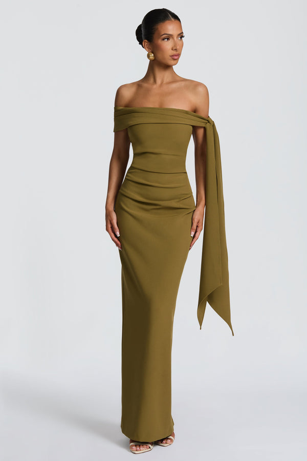 Addie Maxi Dress - Deep Olive