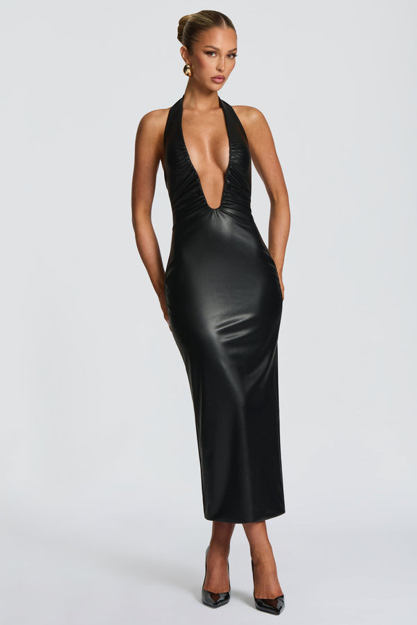 Ainsley Midi Dress - Black