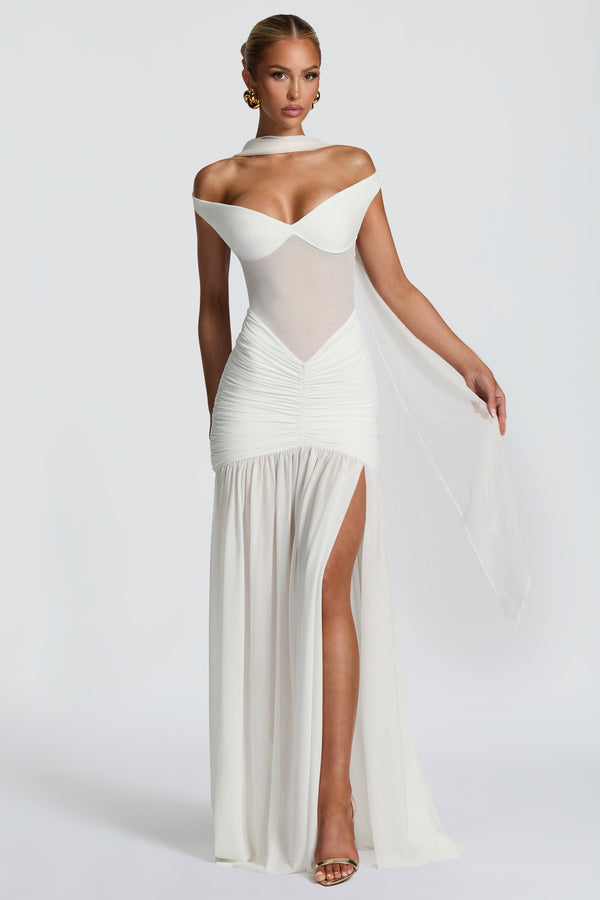 Alaia Maxi Dress - Ivory