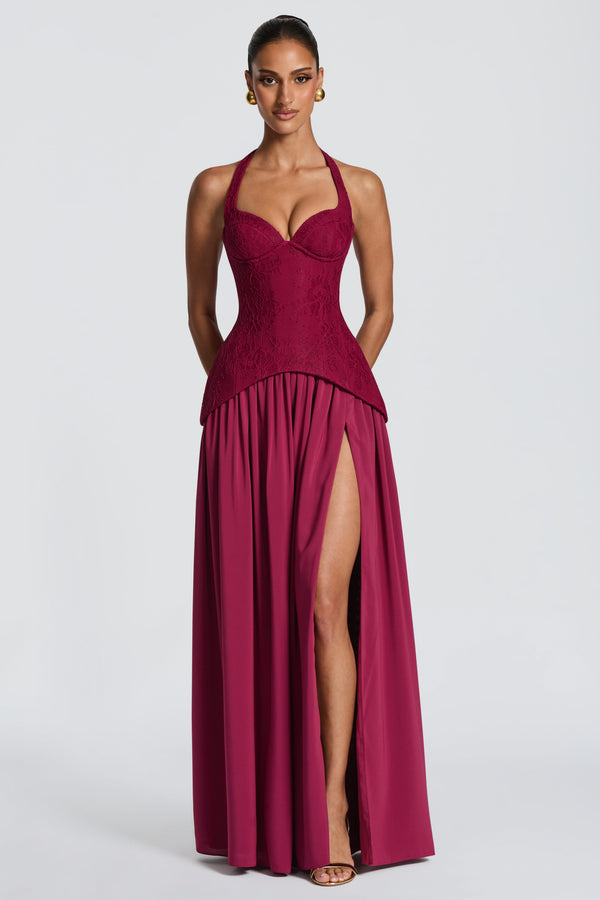 Almira Maxi Dress - Mulberry