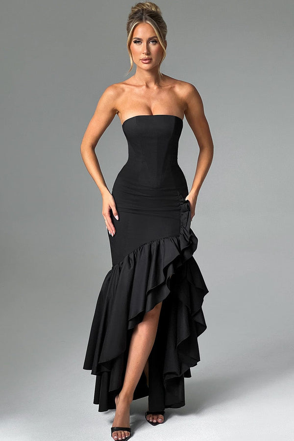 Angelina Maxi Dress - Black