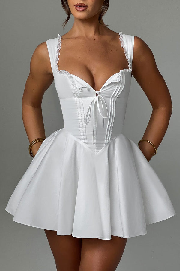 Antonella Mini Dress - Ivory