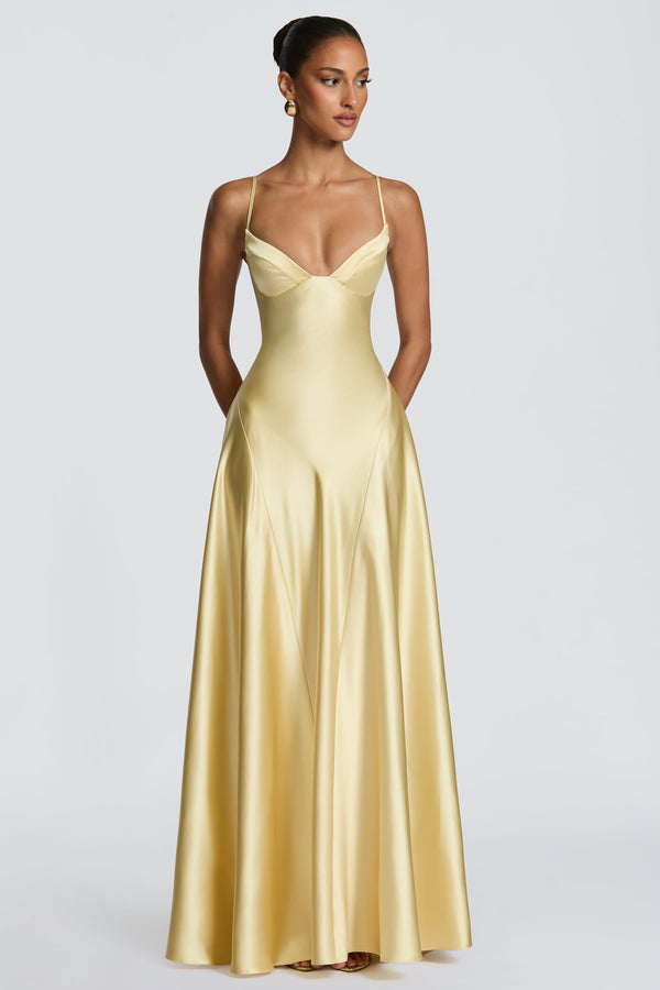 Asterin Maxi Dress - Lemon
