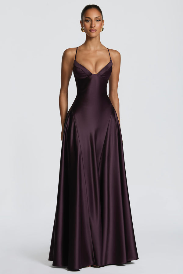 Asterin Maxi Dress - Plum