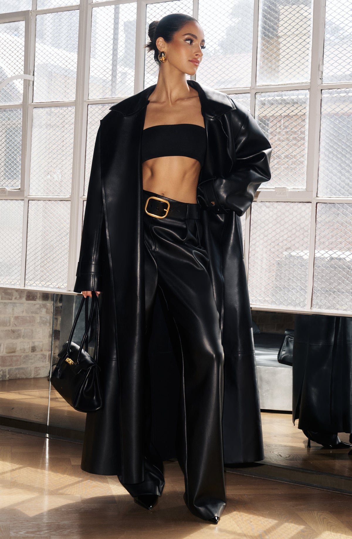 Bridget Trench Coat - Black