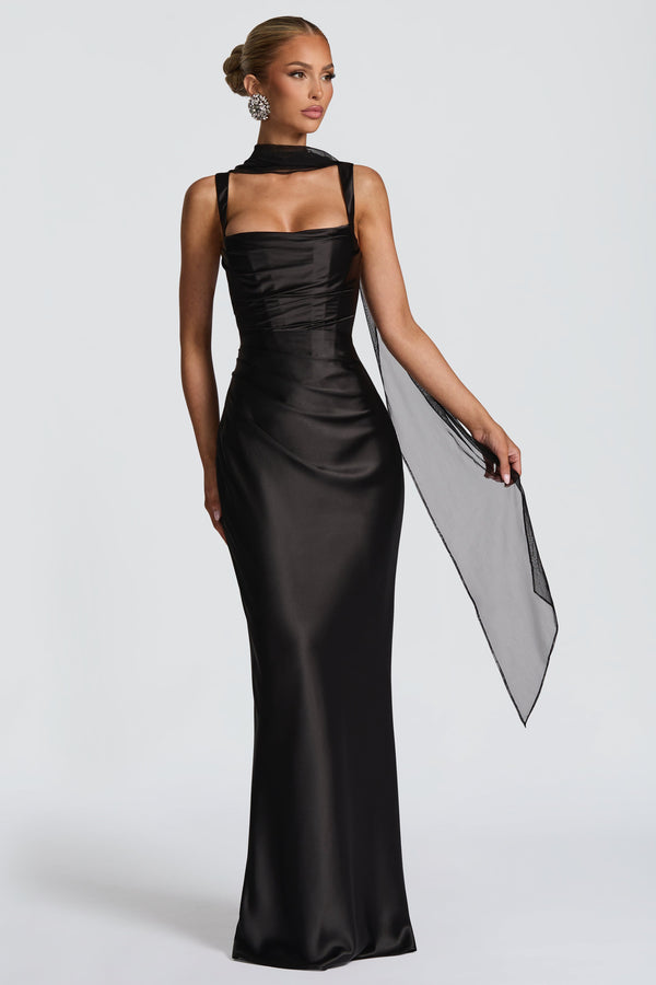 Calanthe Maxi Dress - Black