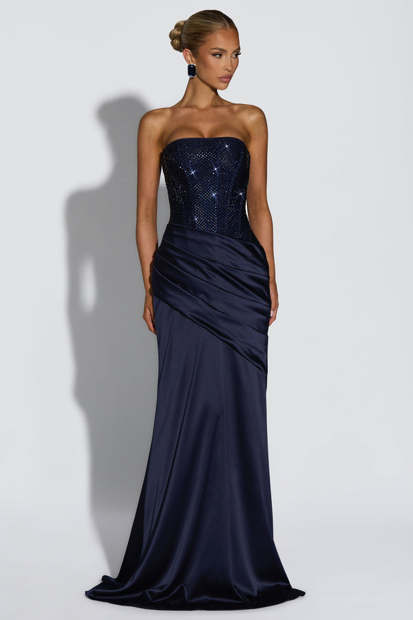 Celestia Maxi Dress - Navy