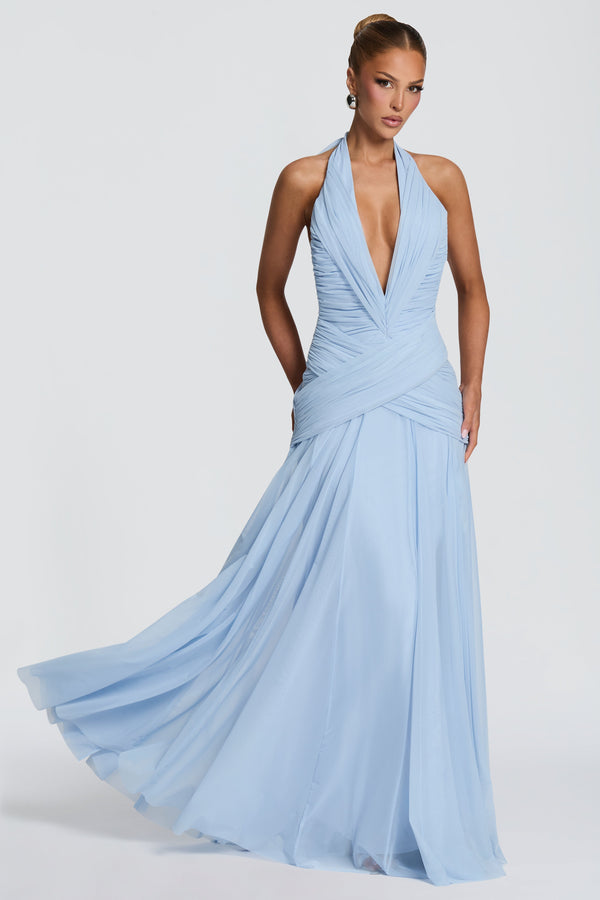 Cleo Maxi Dress - Glacier Blue