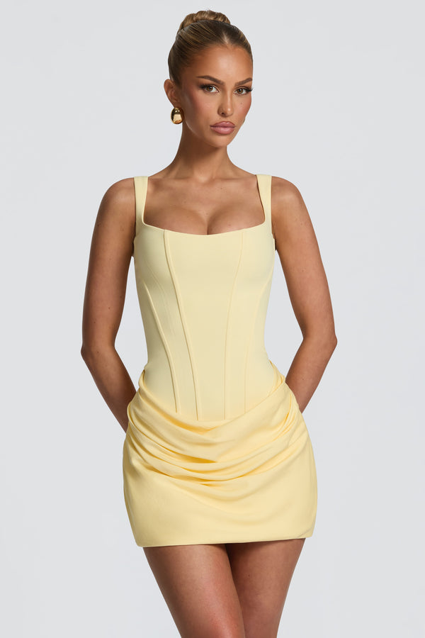 Cornelia Mini Dress - Lemon