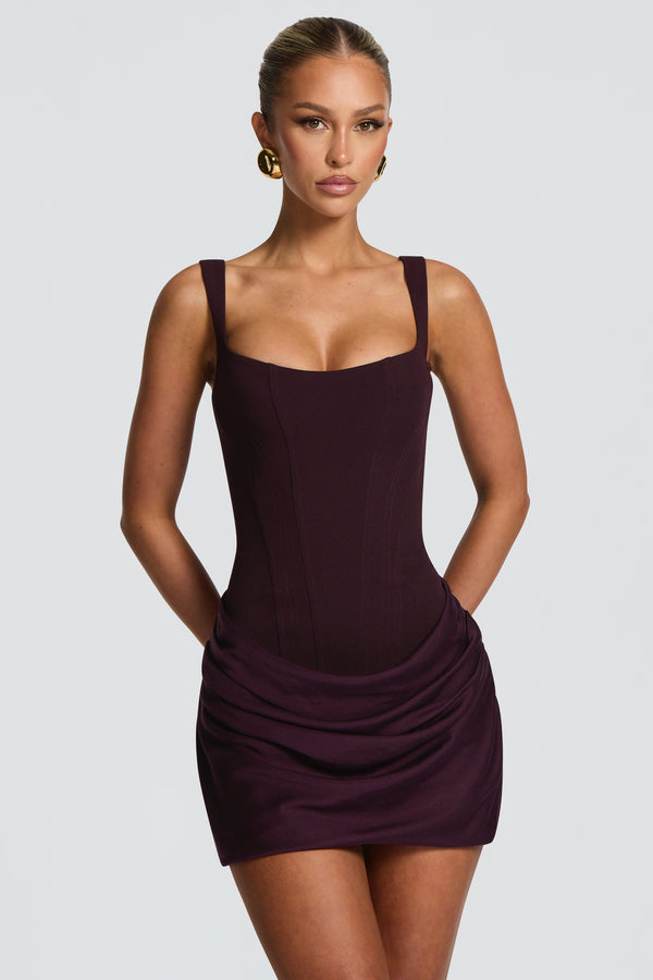Cornelia Mini Dress - Plum