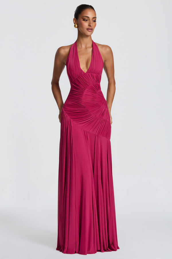 Cova Maxi Dress - Raspberry