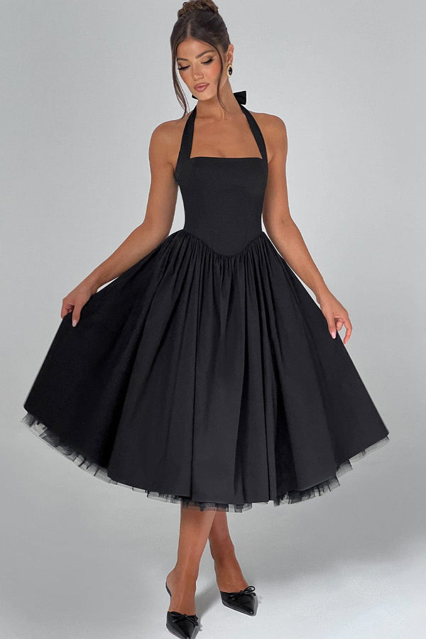 Cressida Midi Dress - Black