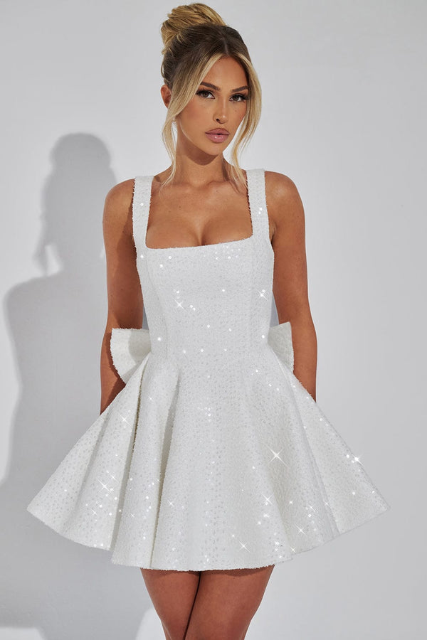 Dorothy Mini Dress - Ivory