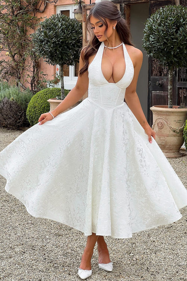 Effie Midi Dress - Ivory