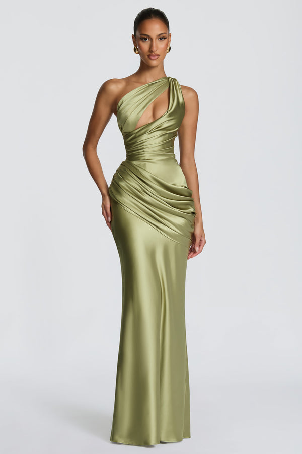 Emina Maxi Dress - Light Olive