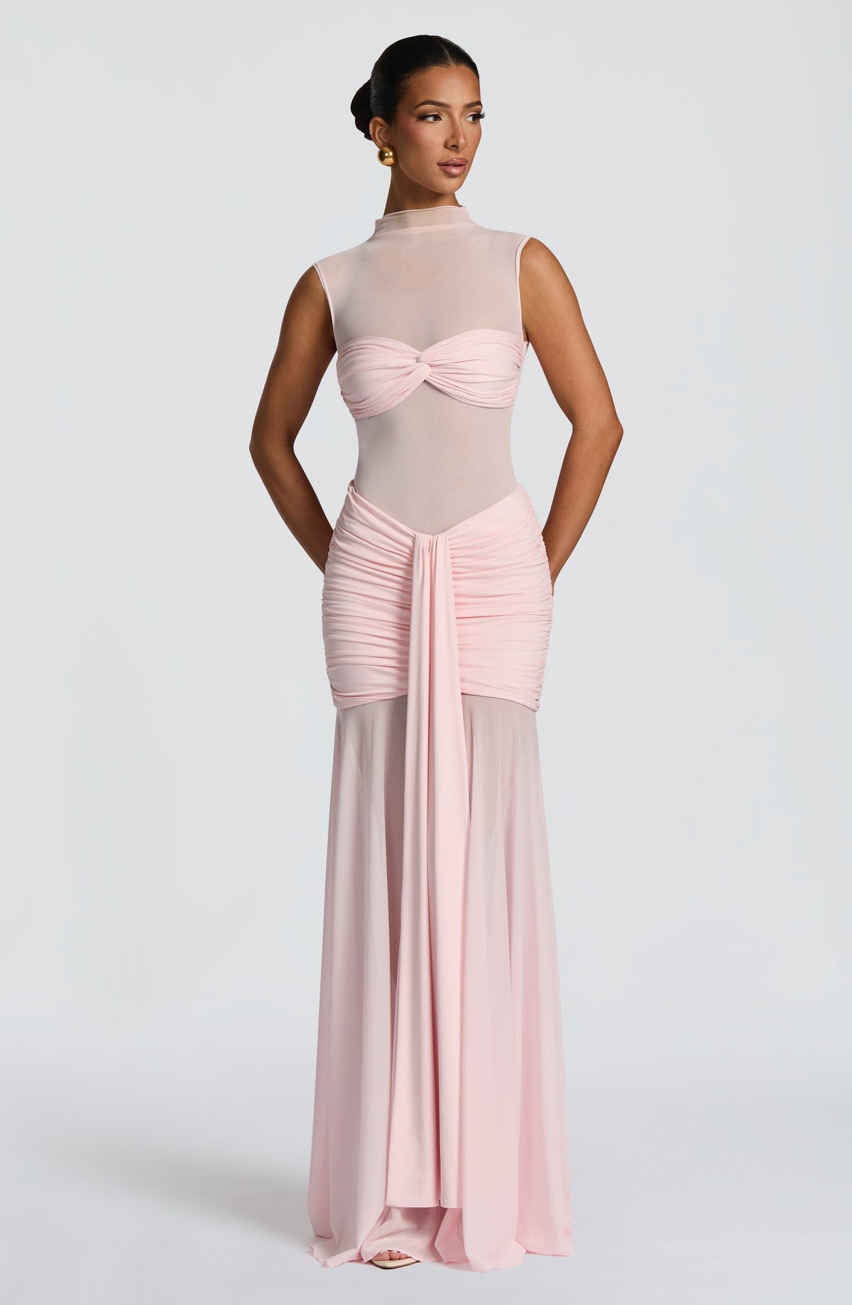 Fae Maxi Skirt - Blush