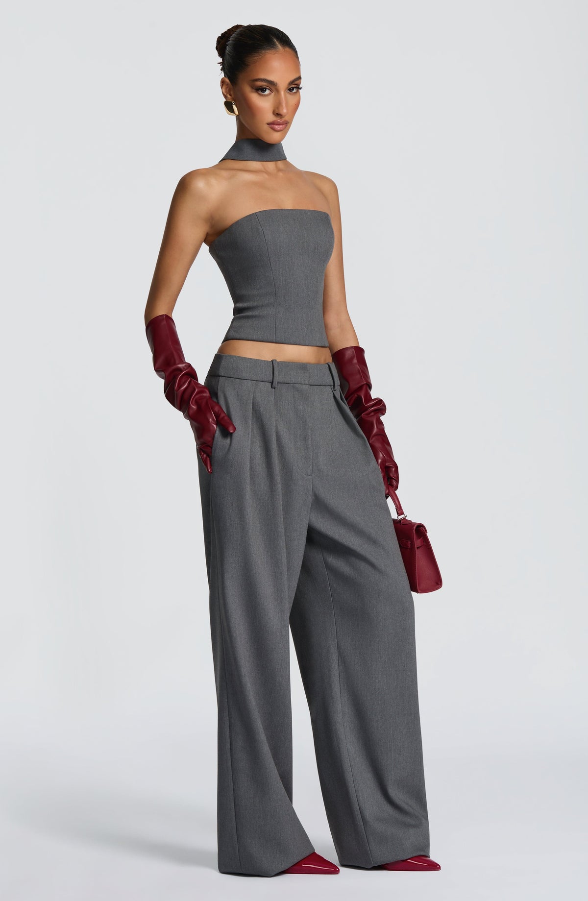 Frankie Gloves - Burgundy