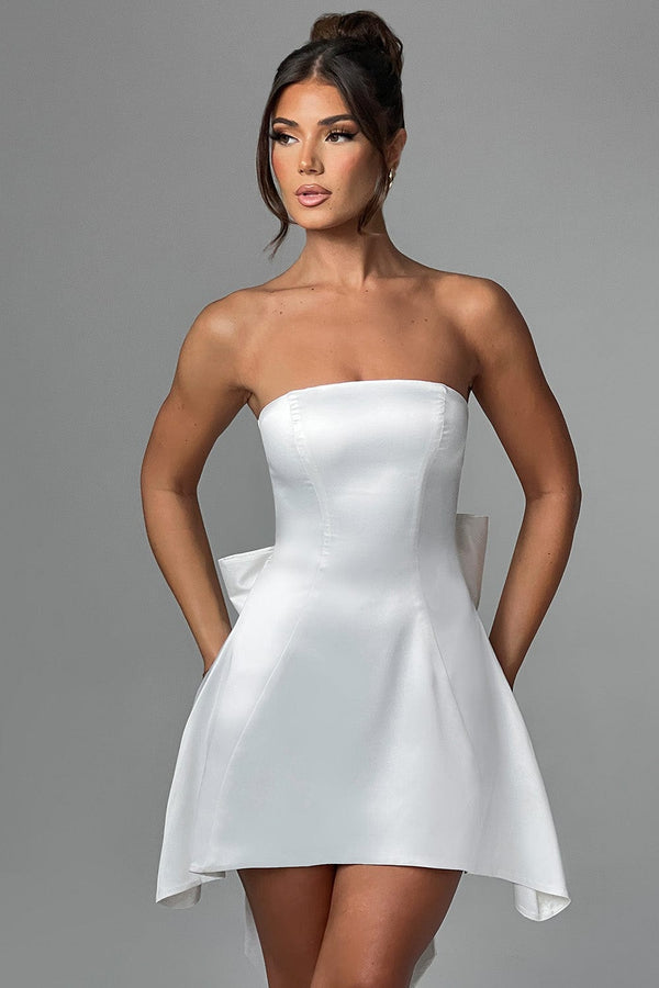 Freja Mini Dress - Ivory
