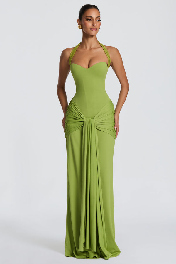 Gia Maxi Dress - Olive
