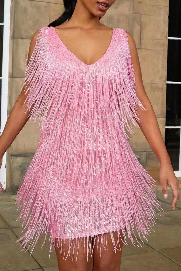 Ginevra Mini Dress - Pink