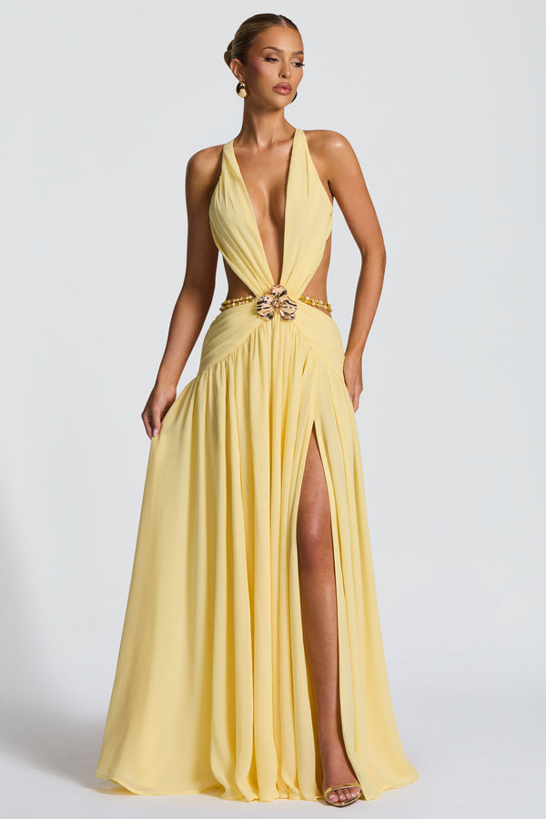 Indianna Maxi Dress - Lemon