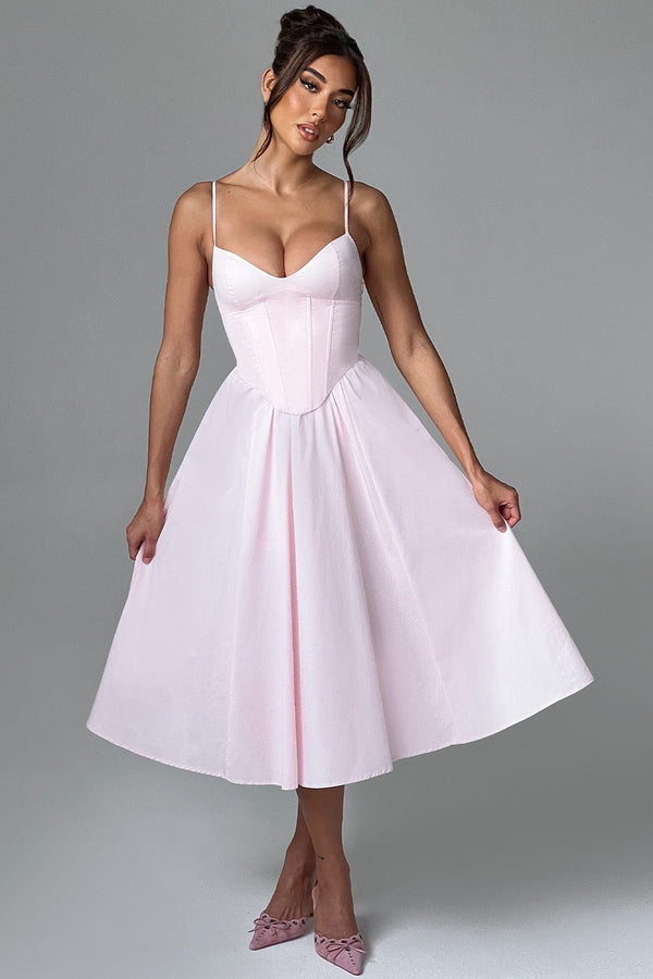 Mariella Midi Dress - Blush