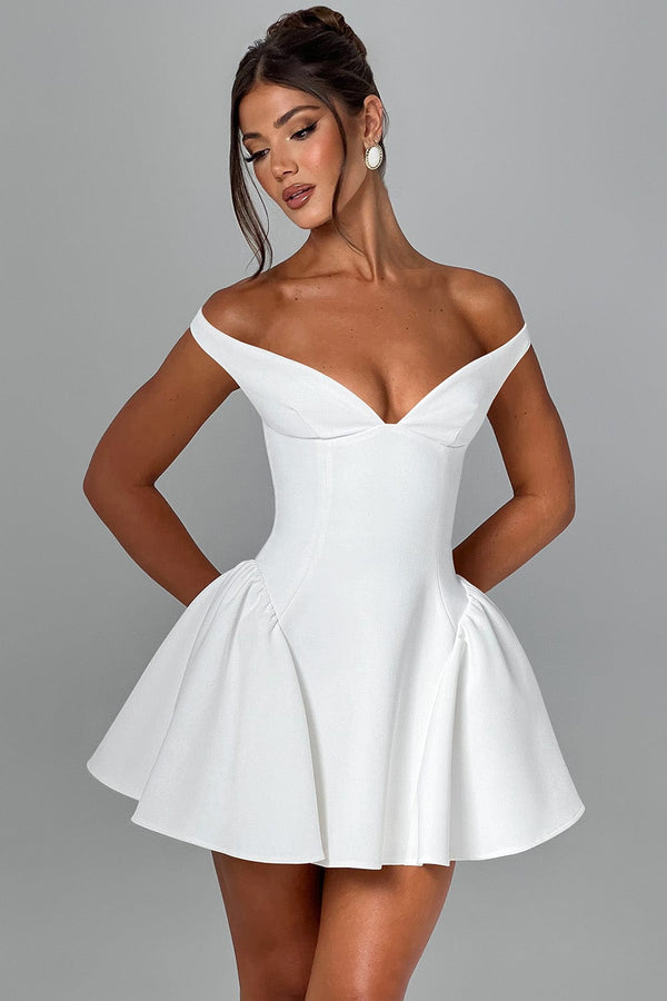 Marla Mini Dress - Ivory