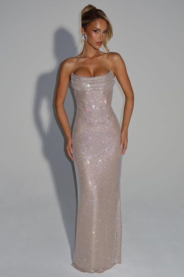 Mirabella Maxi Dress - Nude