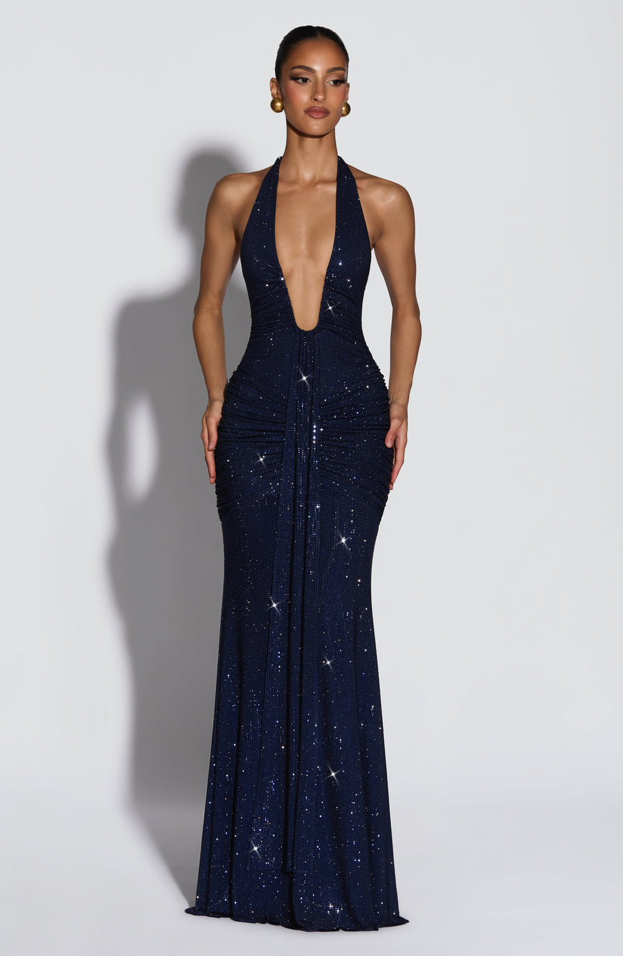 Rosetta Maxi Dress - Navy Sparkle